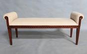 Solid Mahogany Palazzo Stool