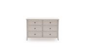 Mille Dressing Chest - 6 Drawer Clay image