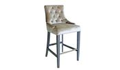 Velvet Knockerback Bar Chair - Champagne image