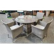 4 Seater Rattan Dining Set image
