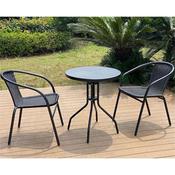 3 Piece Rattan Bistro Set image
