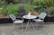 Kos 3 piece Bistro Set - Steel Electro Plated image