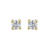 Classic Diamond Stud Earrings in 9ct Yellow Gold image