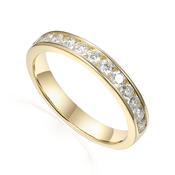 Timeless Diamond 9ct Gold Band image