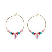 Kaleidoscope Fiesta Drop Hoops