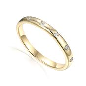 Elegant Diamond Band in 9ct Yellow Gold image