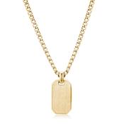 Ink Tag Gold Necklace image