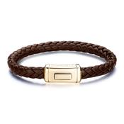 Logan Brown Leather Bracelet image