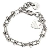 Course Silver Chain Bracelet