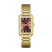 Belisenna Watch Steel, Mocha, Gold Colour