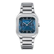 Quadrus Multifunction Watch Steel, Blue, Silver Colour