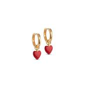 Amore Hoops - Red