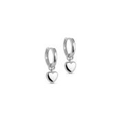 Amore Hoops - Sterling Silver