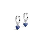 Amore Hoops - Silver Indigo image