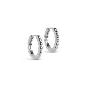 Ball Large Hoops - Sterling Silver