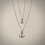 Men's Small Anchor Necklace image