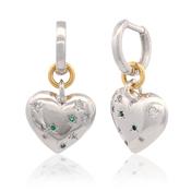 Forever Hearts Pop Goes My Heart Earrings Silver