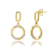 Alchemy Axis Earrings Gold image
