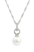 Adagio Pearl Duo Pendant Silver image