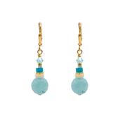 Kaleidoscope Turquoise Earrings Short