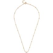 Beaded Chain Necklace - Gold Plated image