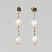 Twin Pearl Earrings image