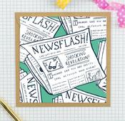 Newsflash Cool Teacher Card