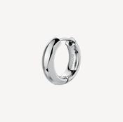 Nemesi Single Silver Hoop image