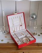 Anne PU leather jewelry box