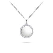 Engravable Round Necklace image