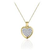 Pavé Heart Pendant image