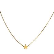 Single Star 9ct Gold Necklace image