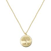 Tree of Life Solid Gold Necklace (Symbolising Wisdom)