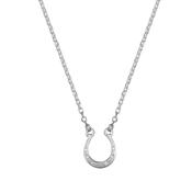 Lucky Horseshoe Silver Necklace (Symbolising Luck and Protection)