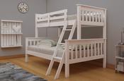 Dulux Bunk Bed - 3' &amp; 4'6 White image