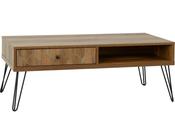 Otto 1 Drawer Coffee Table - Oak/Black image