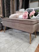 Cindy Storage bench Champagne