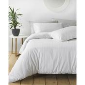 White &amp; Grey Stripe Duvet image
