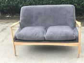 Eric 2 Seater Grey