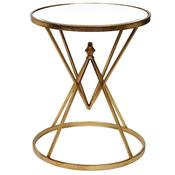 Round Gold Side Table image