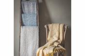 Herringbone Throw Grey image