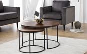 Walnut Round Nest Tables image