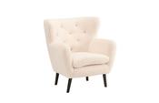 Yak Arm chair - Fux Sheepskin white