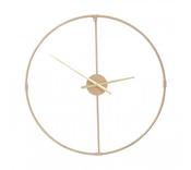 Metal Wall Clock With Gold Finish image