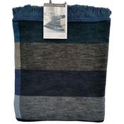 Block Stripe Blue Throw image