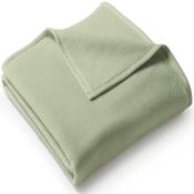 Cotton Home Blanket - Sage Green image