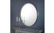Round Pewter Wall Mirror image