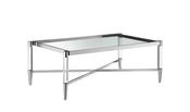 Luxe Rectangular Coffee Table Silver image