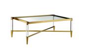 Luxe Rectangular Coffee Table Gold image