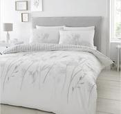 Catherine Lansfield Meadowsweet Floral White/Grey image